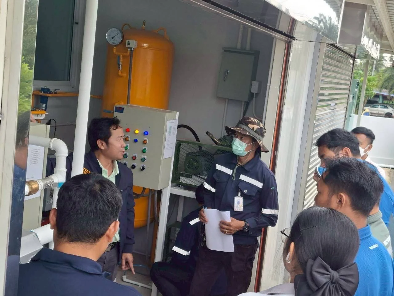 การตรวจสอบหน้างาน ก๊าซทางการแพทย์ | Two Brothers Medical