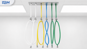 ระบบ Medical Gas Ceiling Outlet ติดเพดานห้องผ่าตัด